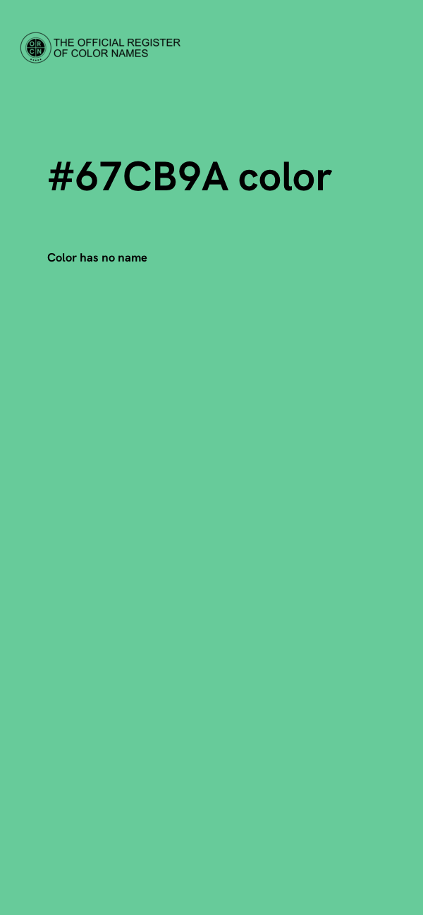 #67CB9A color image