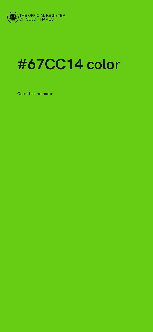 #67CC14 color image