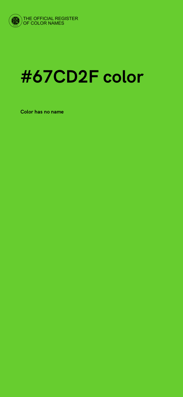 #67CD2F color image