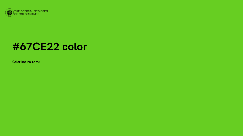 #67CE22 color image
