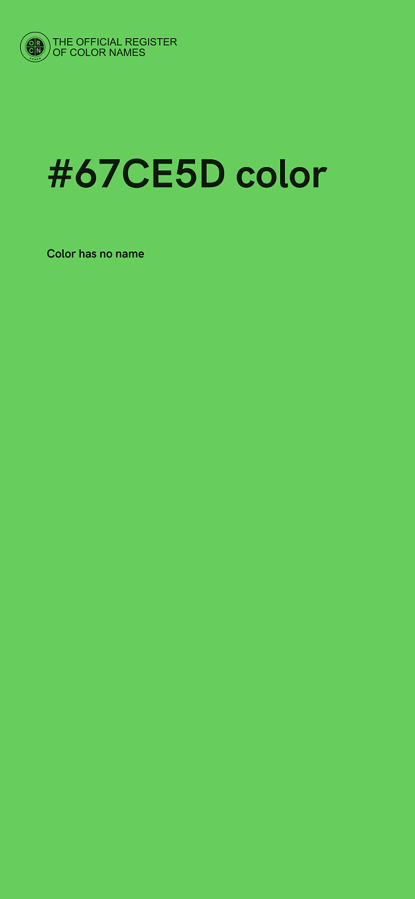 #67CE5D color image