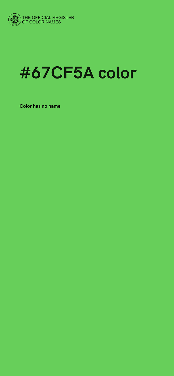 #67CF5A color image