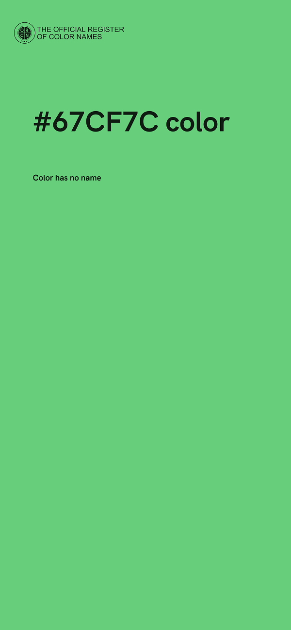 #67CF7C color image