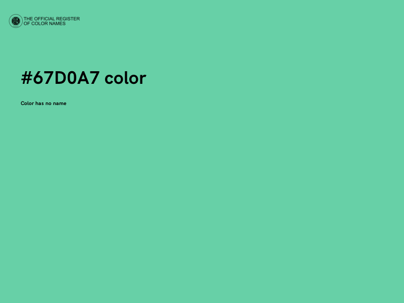 #67D0A7 color image