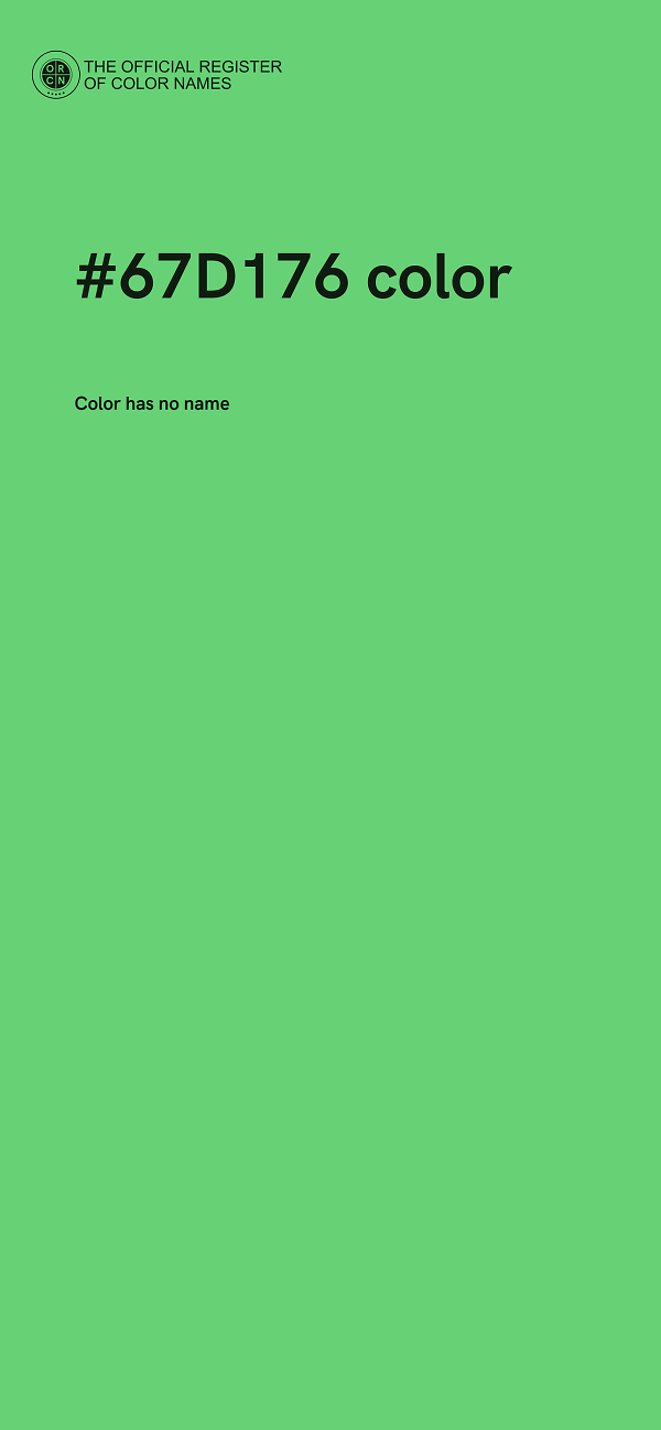 #67D176 color image