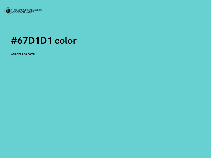 #67D1D1 color image