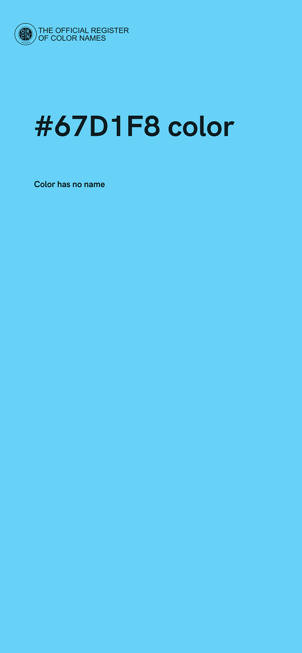 #67D1F8 color image