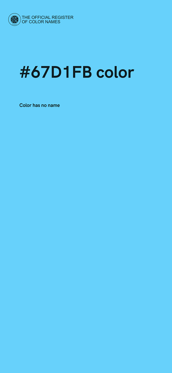 #67D1FB color image