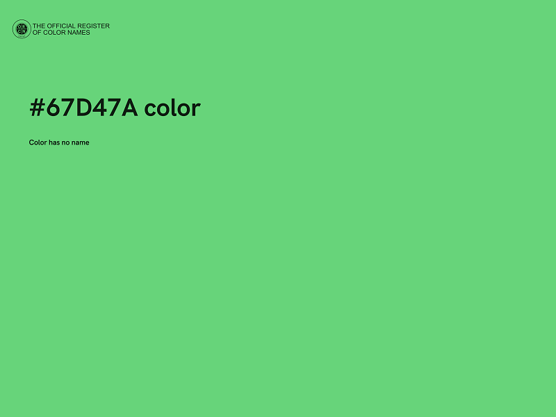 #67D47A color image