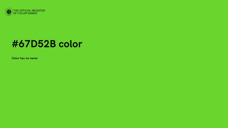 #67D52B color image