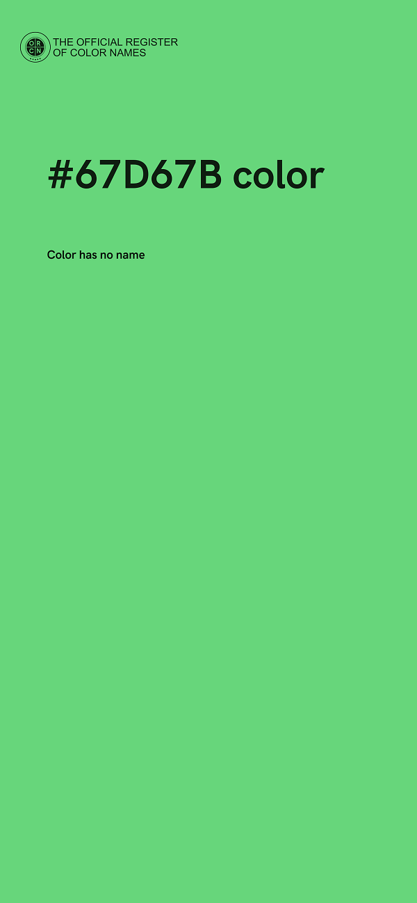 #67D67B color image