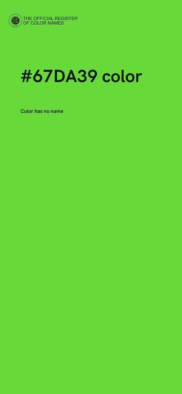 #67DA39 color image