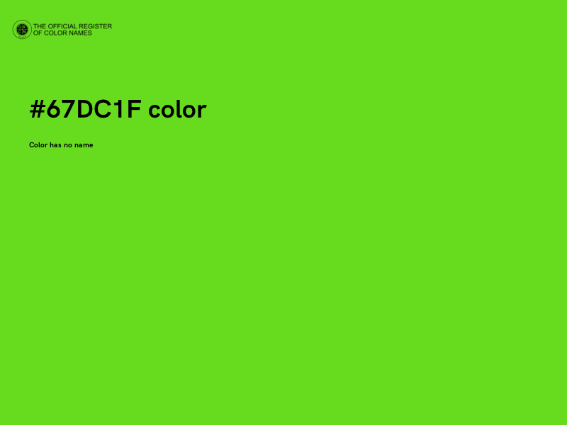 #67DC1F color image