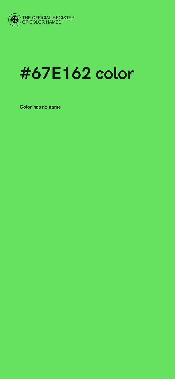 #67E162 color image