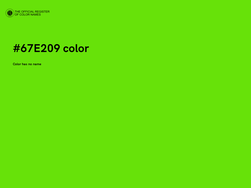 #67E209 color image