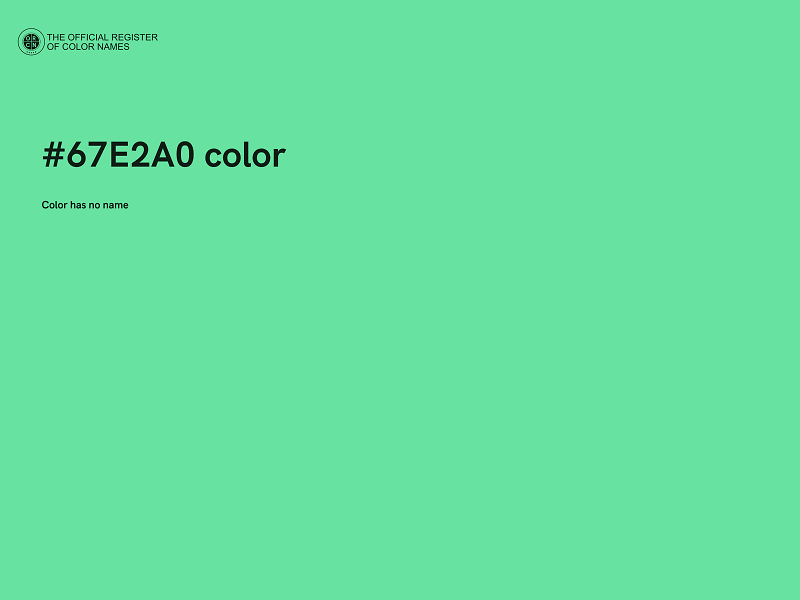 #67E2A0 color image