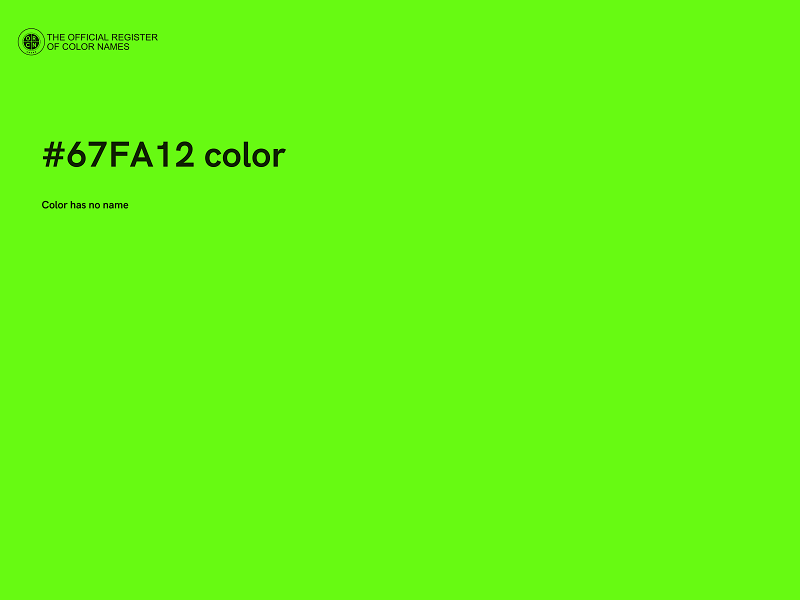 #67FA12 color image