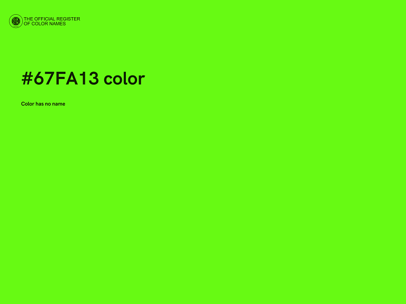 #67FA13 color image