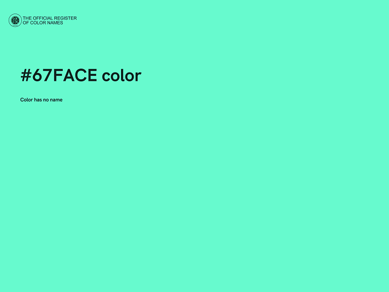 #67FACE color image