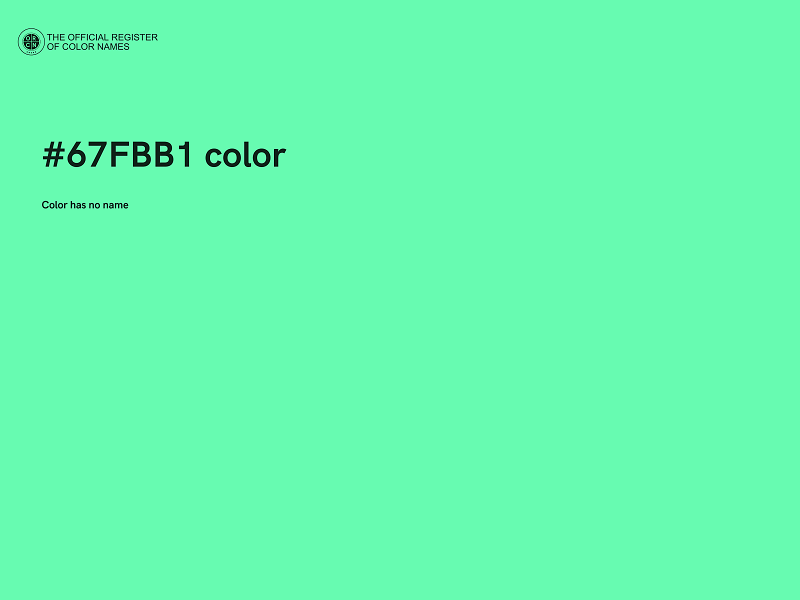 #67FBB1 color image