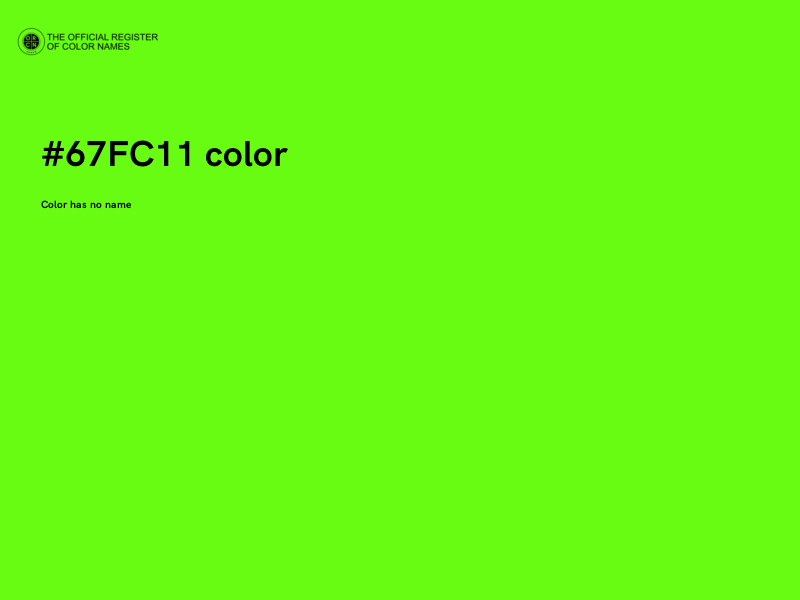 #67FC11 color image