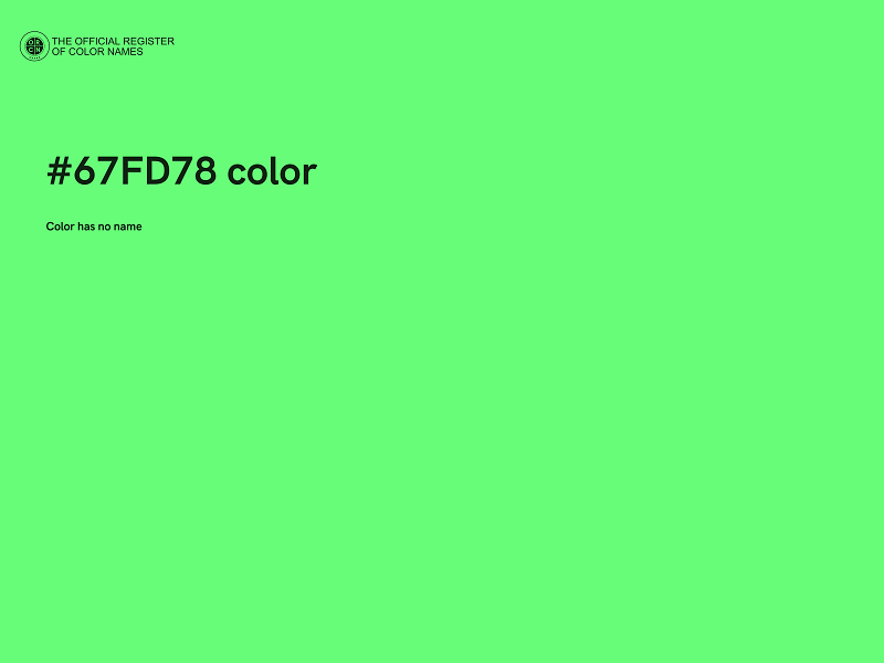 #67FD78 color image