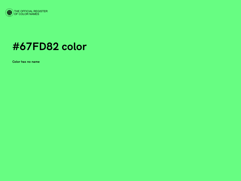 #67FD82 color image