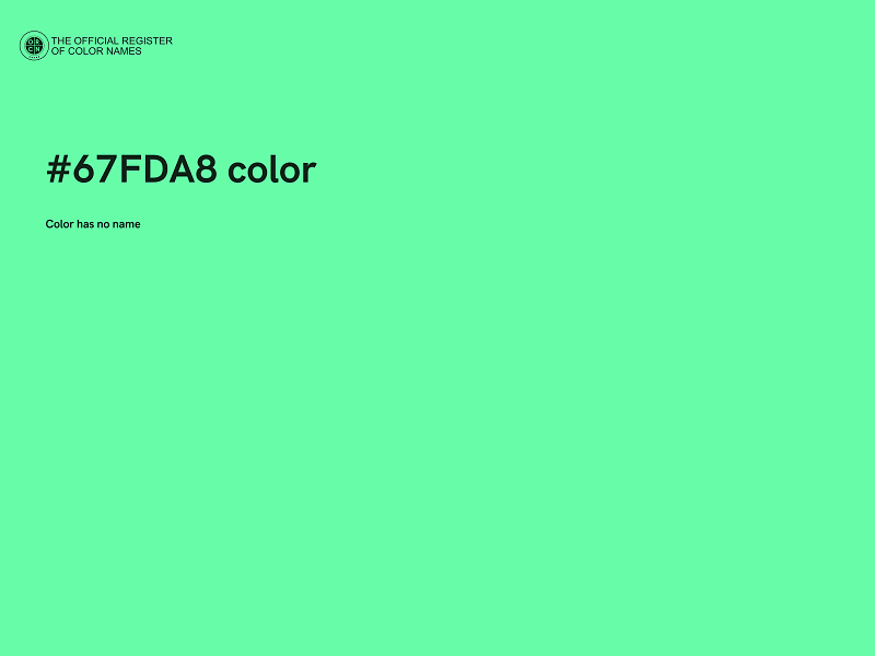 #67FDA8 color image