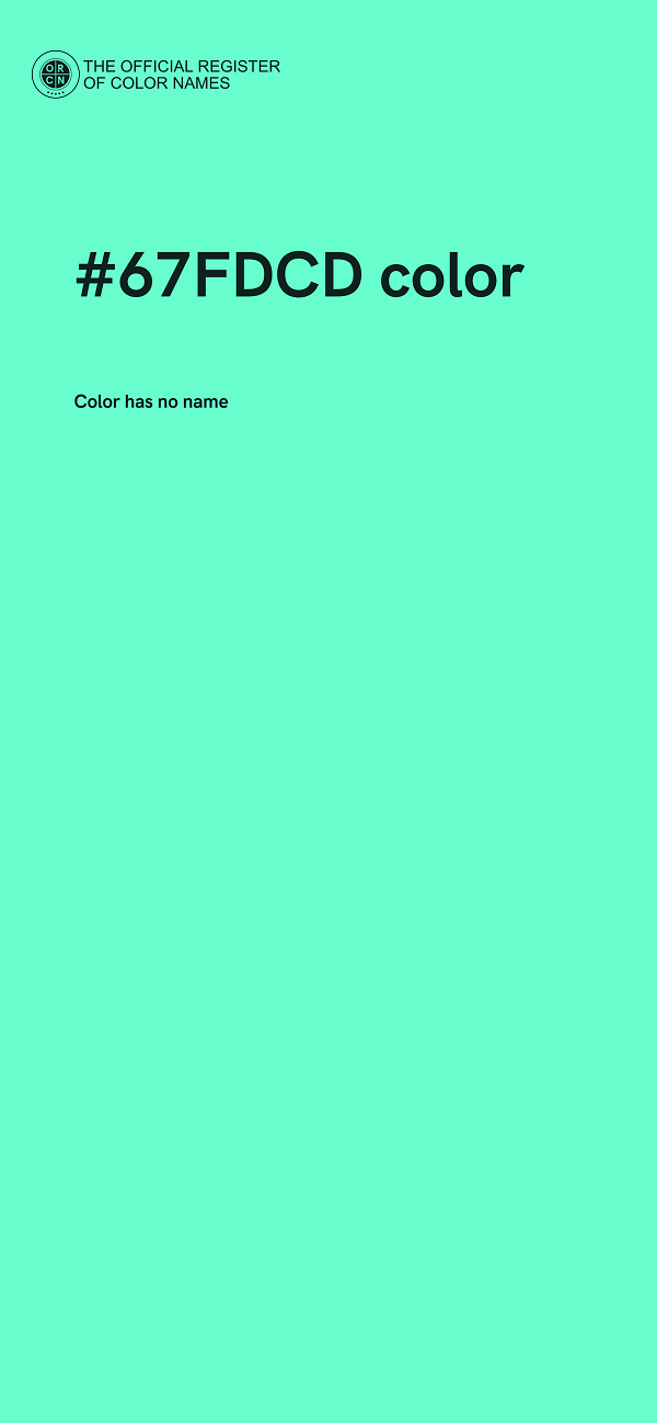 #67FDCD color image