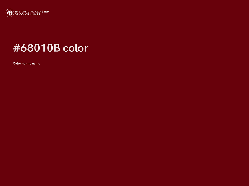 #68010B color image