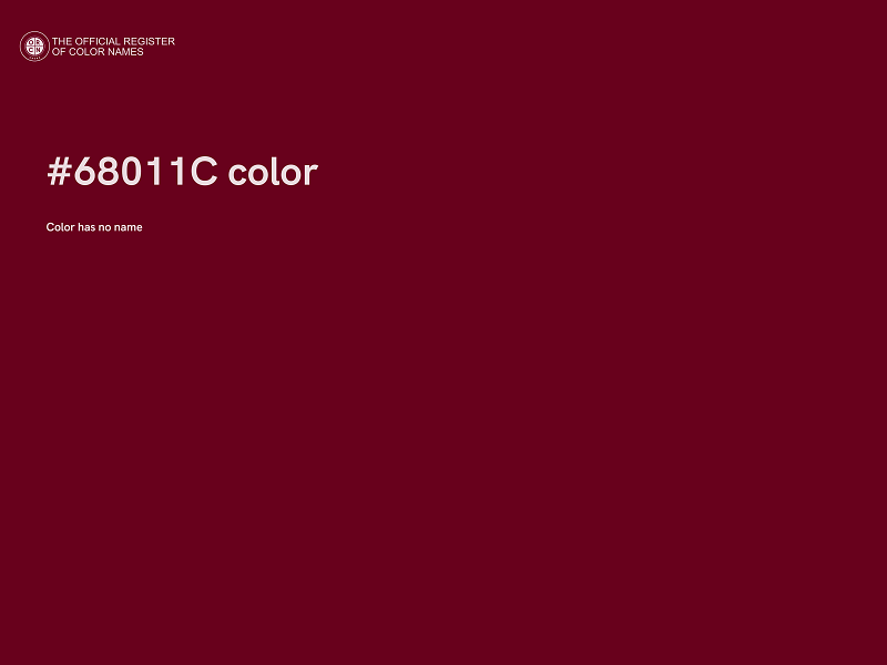 #68011C color image