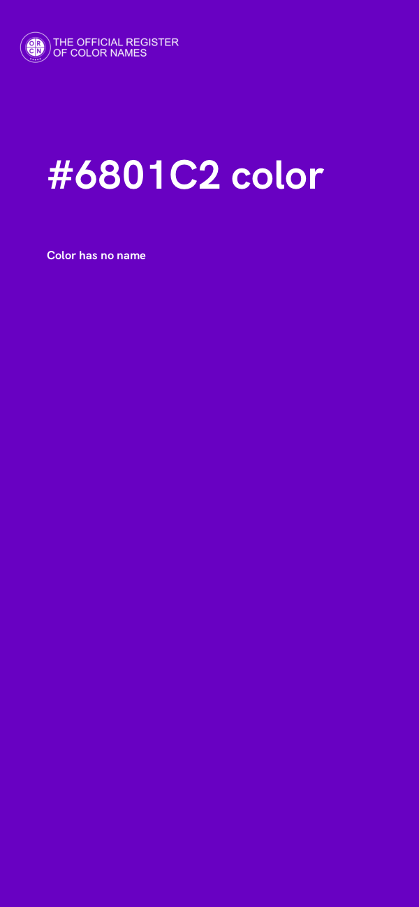 #6801C2 color image