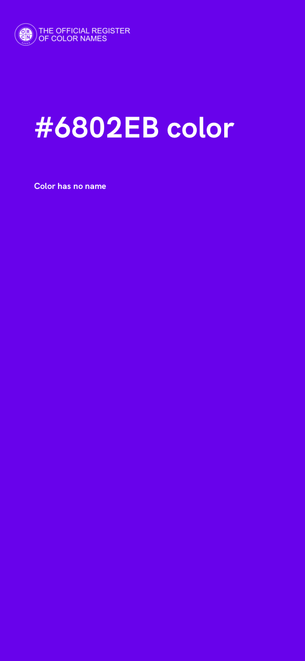#6802EB color image