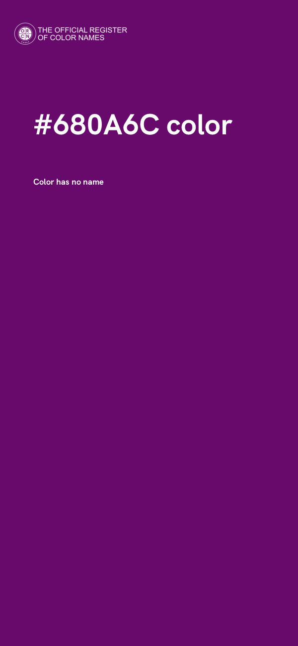 #680A6C color image