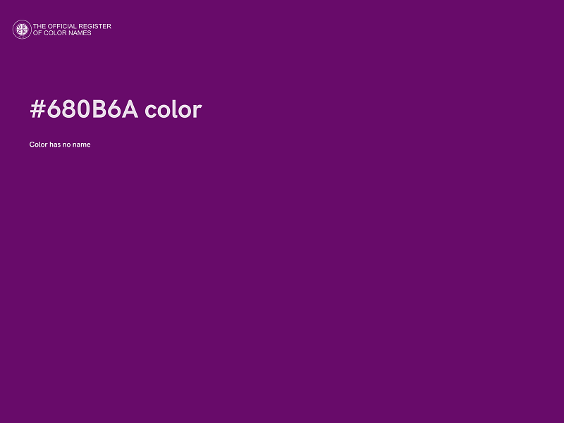 #680B6A color image