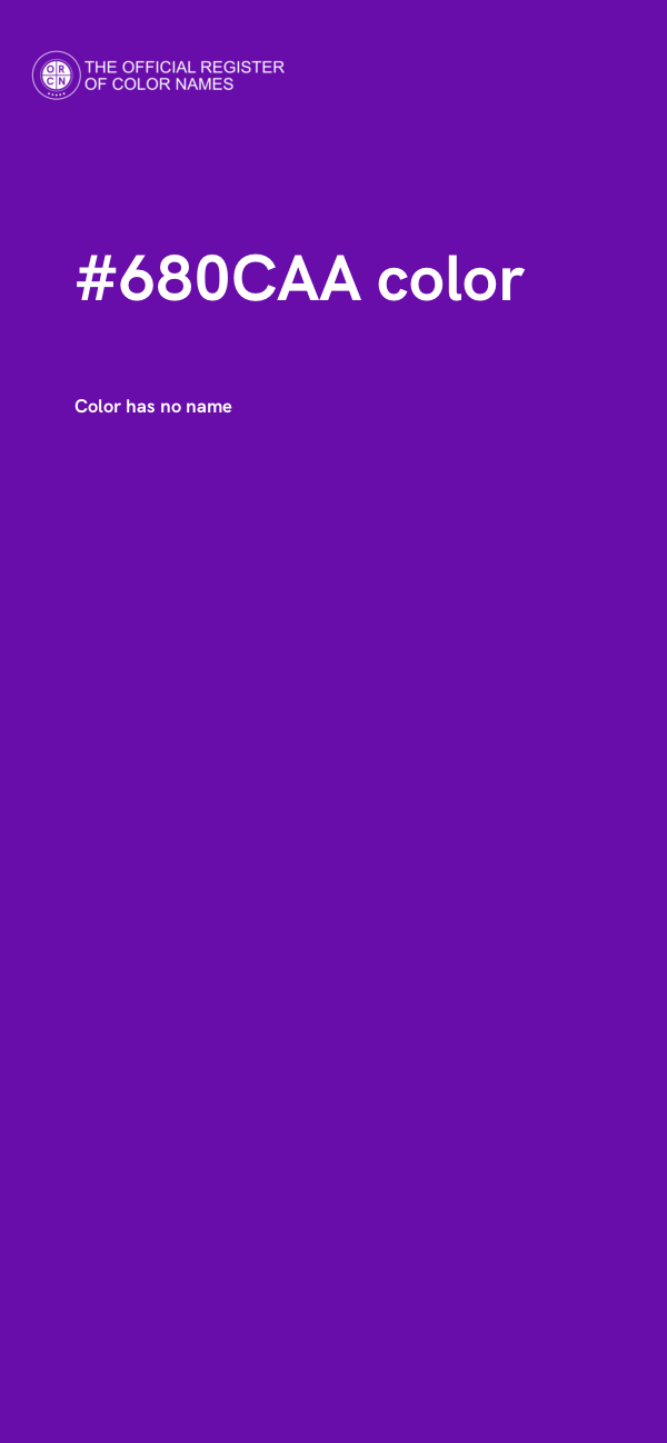 #680CAA color image