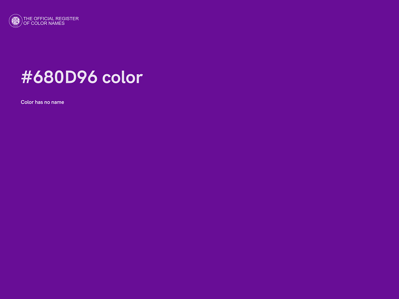 #680D96 color image