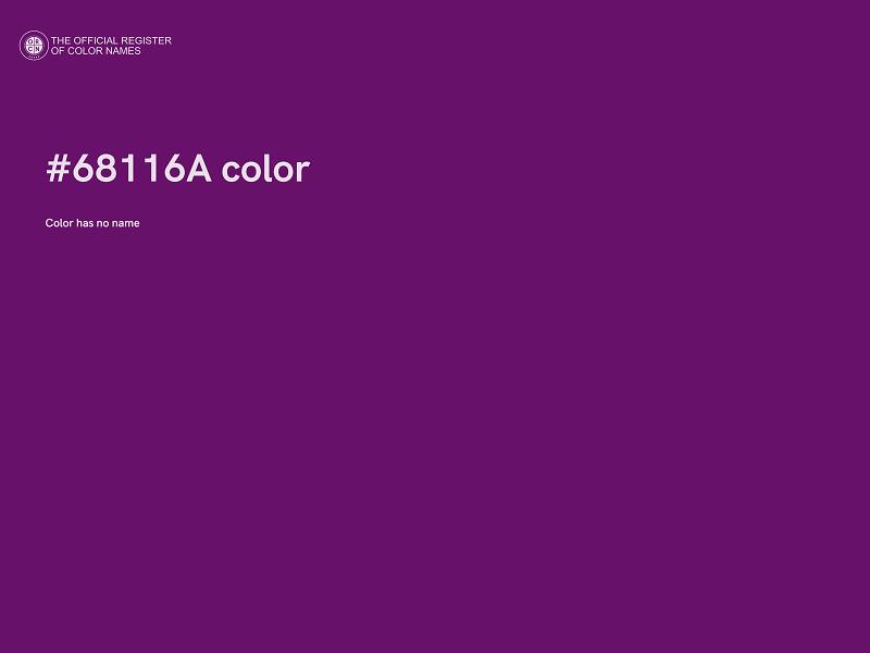#68116A color image