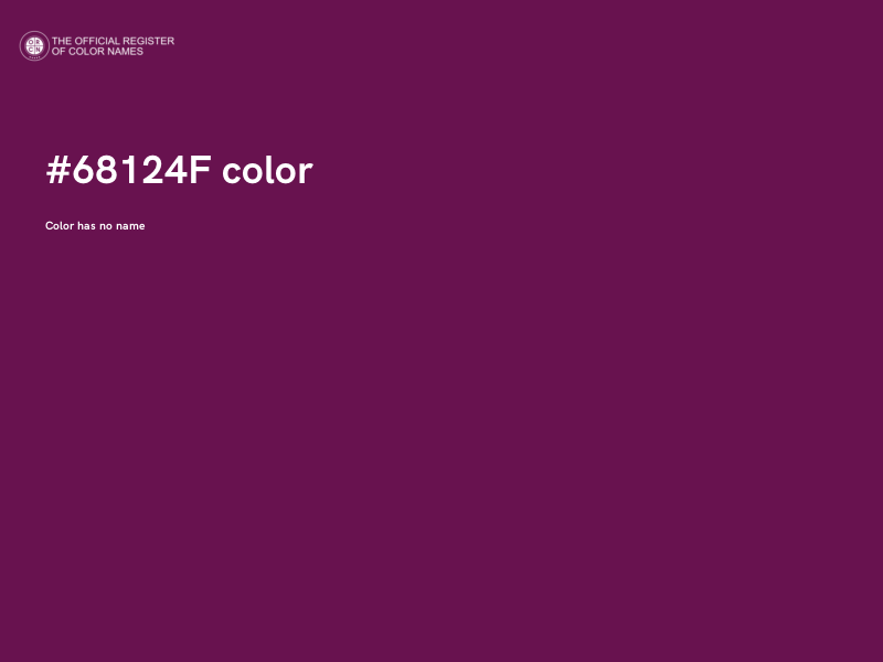 #68124F color image