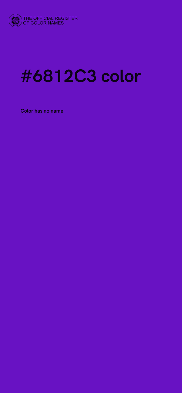 #6812C3 color image