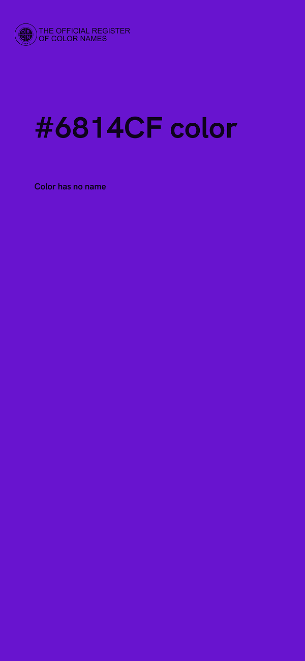 #6814CF color image
