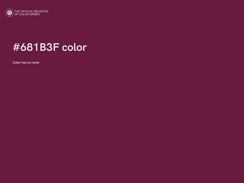 #681B3F color image