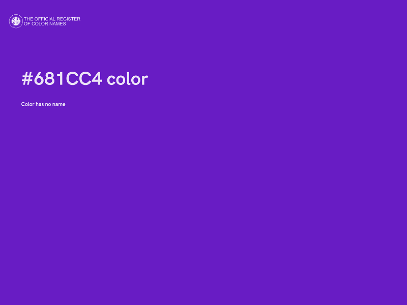 #681CC4 color image
