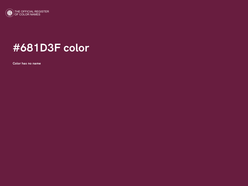 #681D3F color image