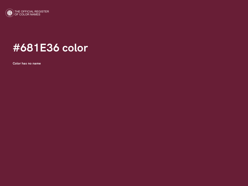 #681E36 color image
