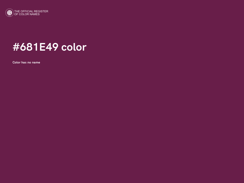 #681E49 color image