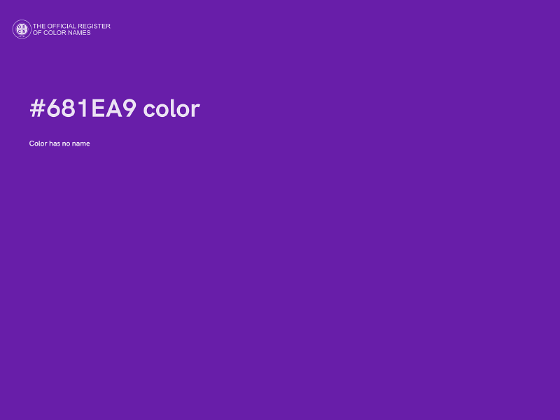#681EA9 color image