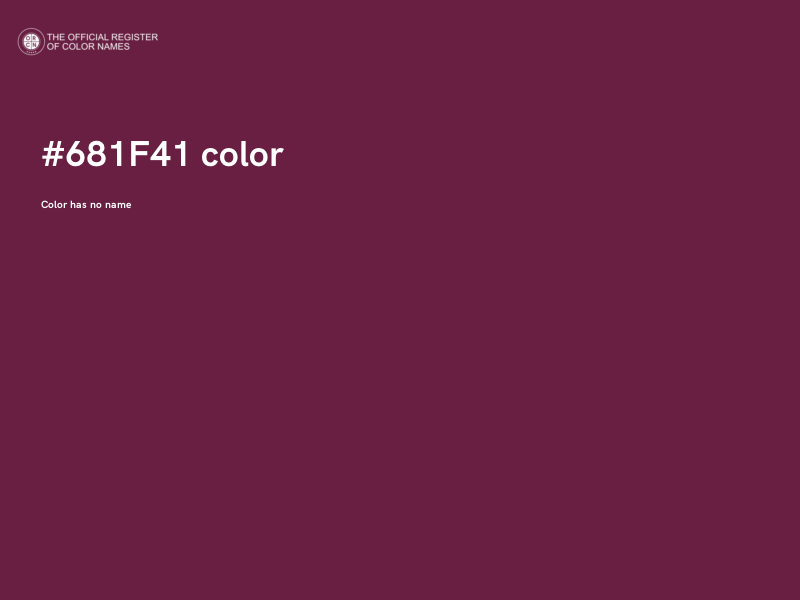#681F41 color image