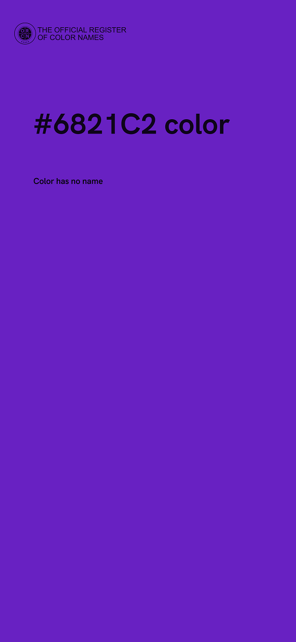 #6821C2 color image