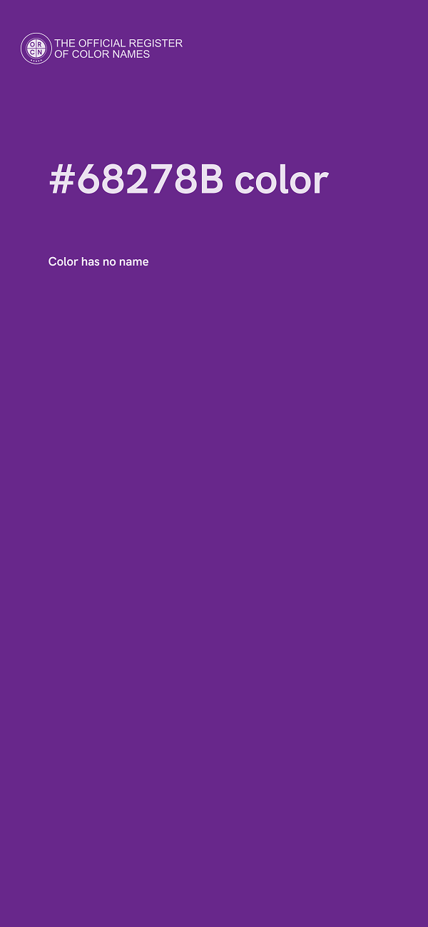 #68278B color image